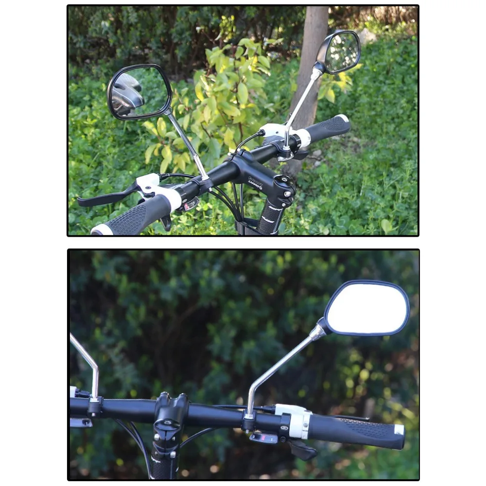 Der Fahrrad-Rückspiegel kann sich um 360 Grad drehen. Auf der Rückseite des Fahrrad-Rückspiegels befindet sich ein Reflektor. – Detail 14