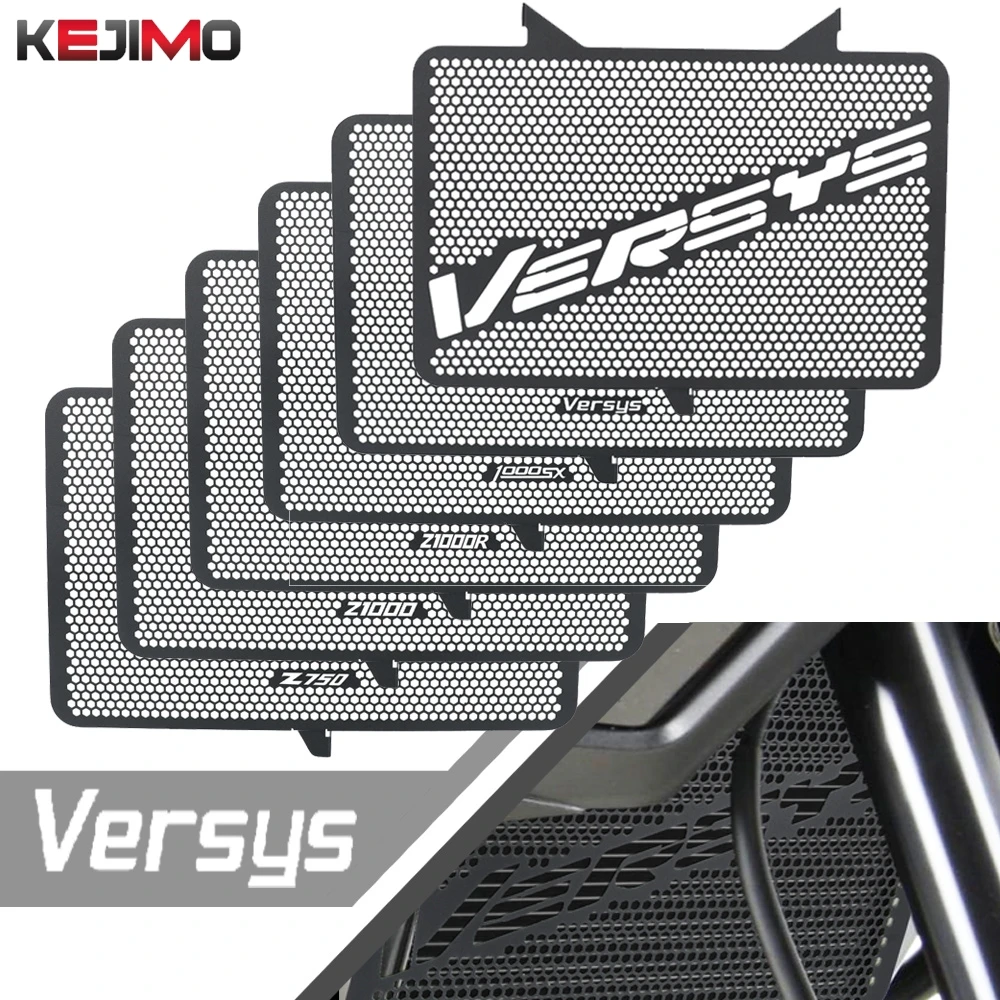 Aluminum For Kawasaki Ninja 1000SX 1100SX Versys 1000 Z750/S/R Z800 Z1000 R/SX Motorcycle Radiator Grille Guard Protector Cover