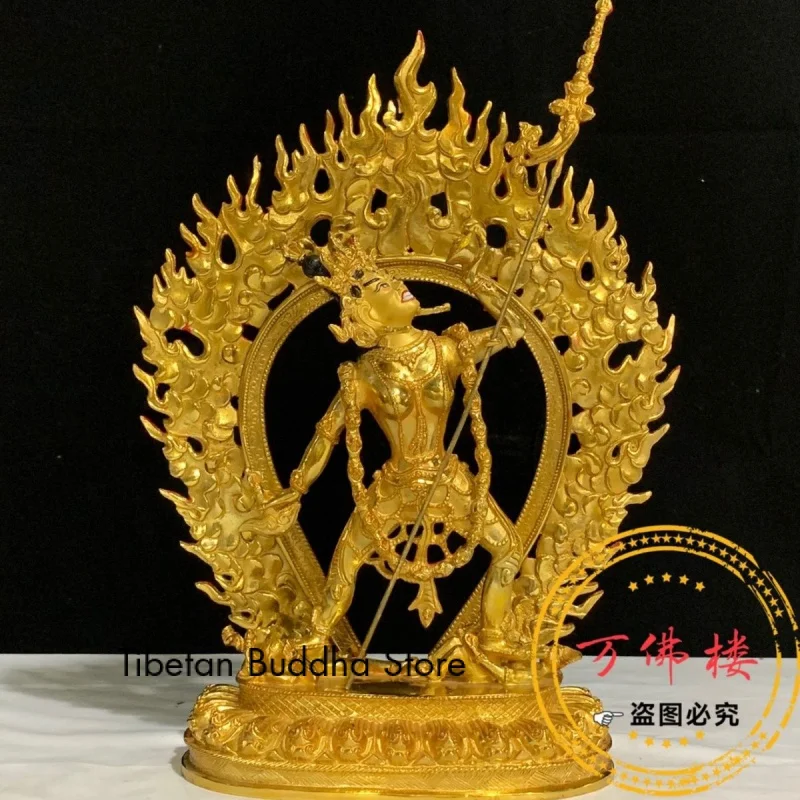 35cm Naruo Air Mother Pure Copper Seiko Gilding 33.33cm Home Ornaments