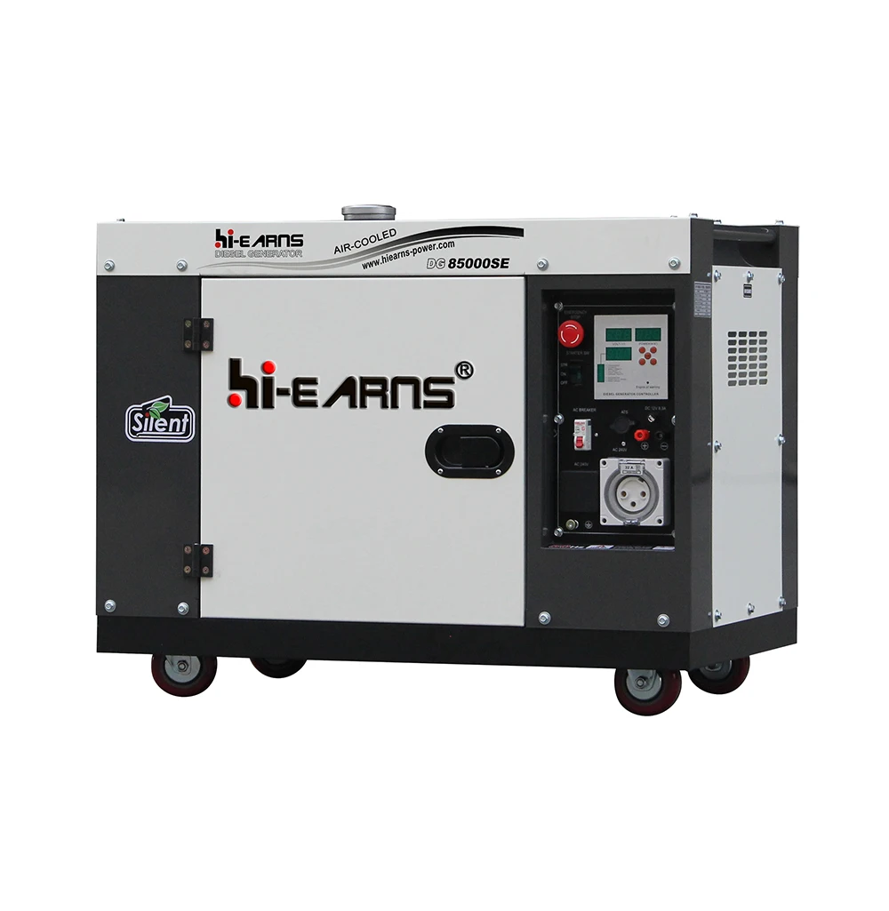 Hiearns DG8500SE 6.5KW 7KW 8KVA soundproof air cooled die·sel generator