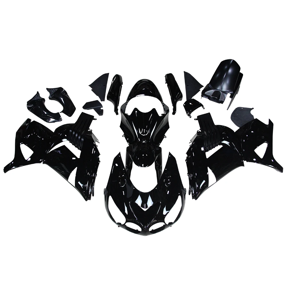 Kit de carenado de motocicleta apto para ZZR1400 ZX14R ZX-14R 2006 2007 2008 2009 2010 2011 conjunto de carrocería de inyección Abs de alta calidad A