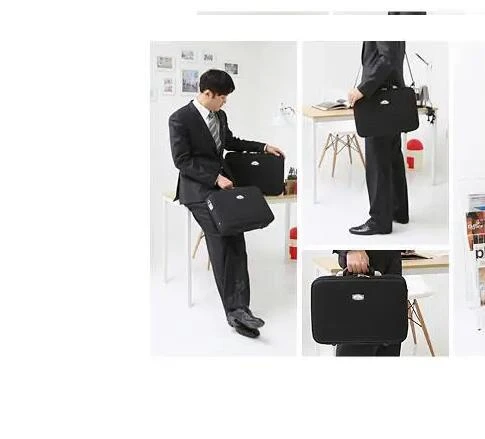 Men Business Briefcase Business Handbag Unisex Business Briefcase Shoulder Travel Bag Laptop bag 16 inch Men Briefcase Bags