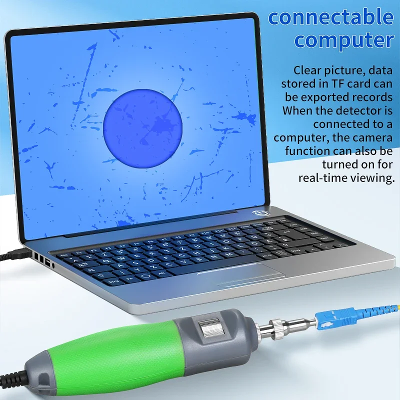 

COMPTYCO L-600 инспекционный оптоволоконный видеозонд, микроскоп, оптоволоконный конец, лицевой детектор, дисплей, оптический инструмент для чистки UPC или APC