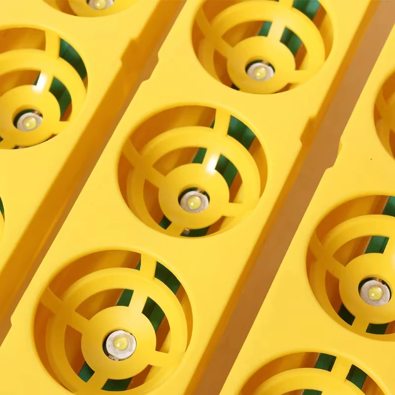 

Полностью автоматический вращающийся инкубатор, способный для инкубационных яиц 55/41, совершенно новый набор со встроенным светодиодным свечиком для яиц.