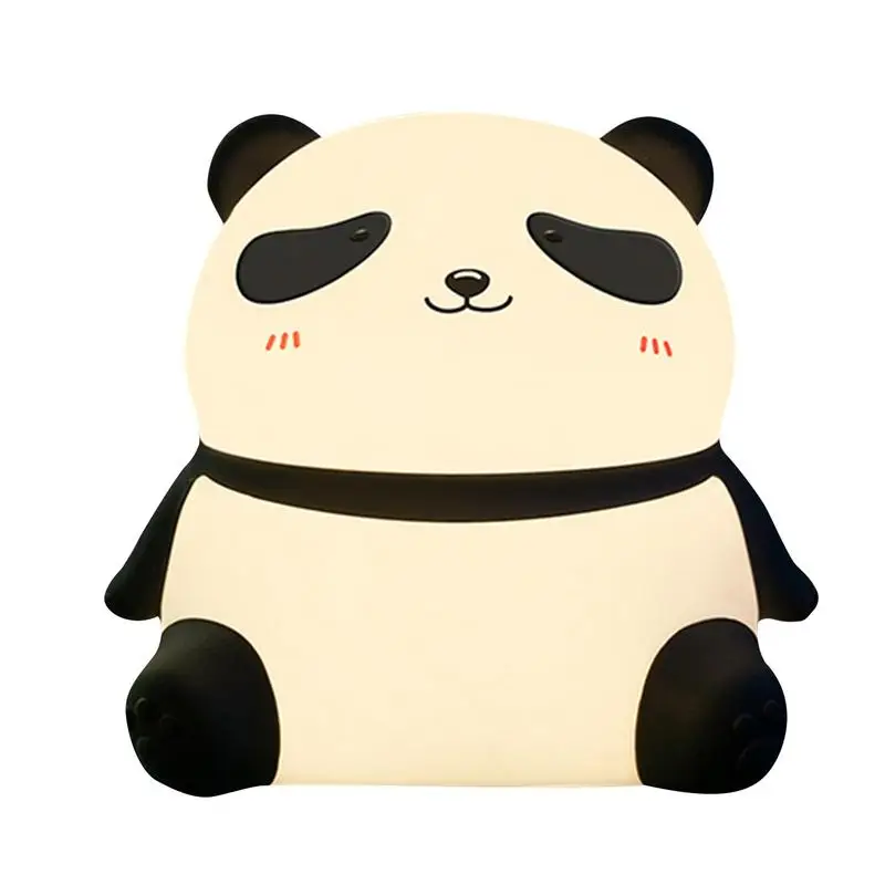 

Nursery Nightlight Panda Shape 3 Gear Adjustable Cute Lamp Safe Food-Grade Silicone Led Table Lamp For Bedroom Hallway