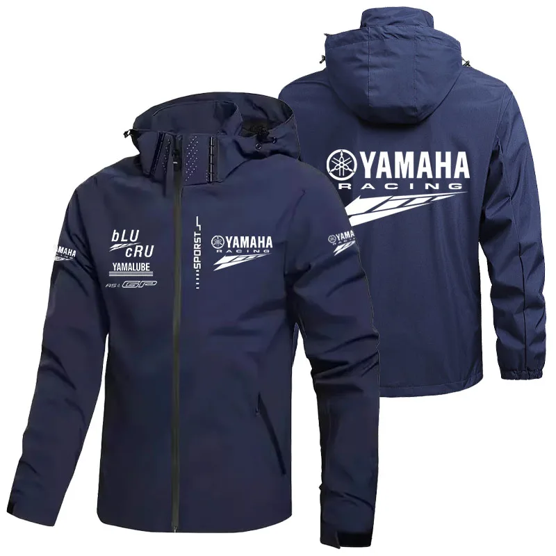 Yamaha 2026 Racing Motorcycle Jacket Men Women Spring Autumn Outdoor Leisure Windproof Waterproof 3-in-1 Coat Detachable Hood