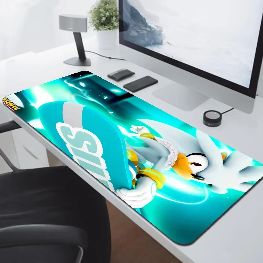 

Sonic Mouse Pad Large XL Gaming Accessories Mausepad PC Computer Varmilo Keyboard Mousepad Gamer Mouse Mat Carpet CS GO Desk Mat