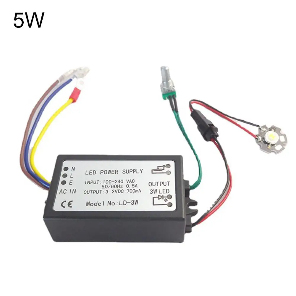 3W 5W LED Dimming Power Supply For Microscope Illumination- For Source 100-240V Adjustable Current Lamp Driver Test Meter Tools