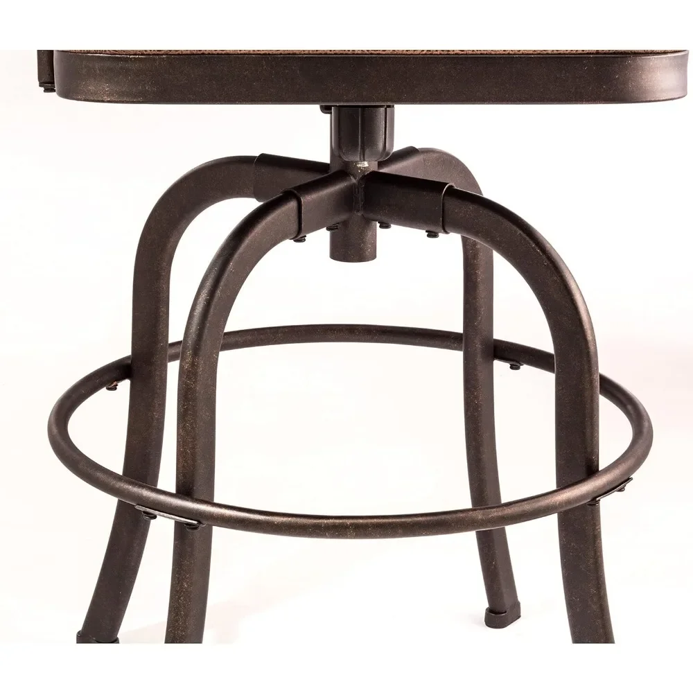 Tamborete alto do contador giratório, usado para barras e cozinhas, 24 polegadas, 22 polegadas de largura x 44,5 polegadas altas