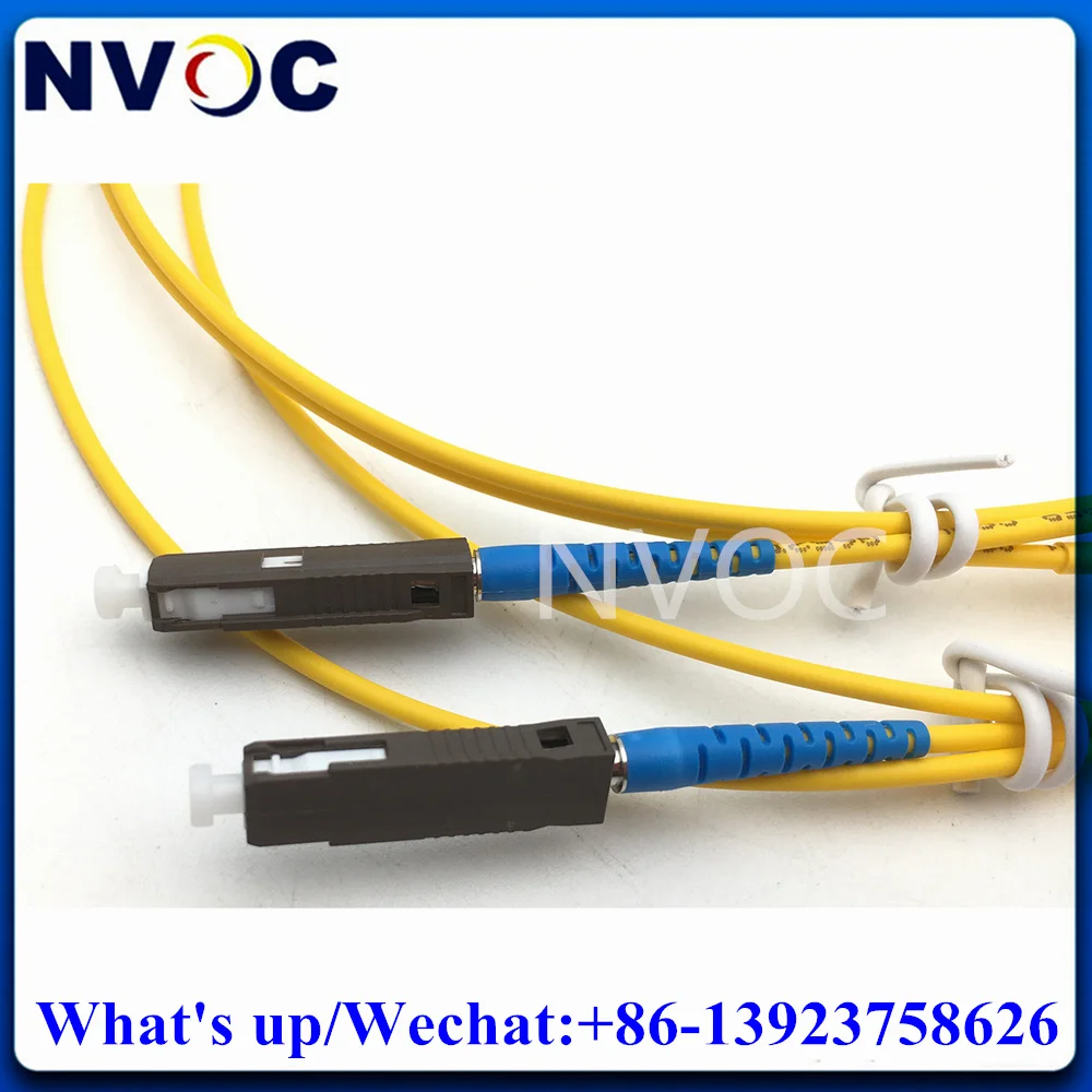 Imagem -05 - Cabo de Remendo da Fibra de 10 Peças Mu-lc 3mts sm sx mu st fc lc Stupc Simples sm 125 Os2 G.652d2.0 mm Revestimento de Lszh 3m Cabo de Fibra Óptica