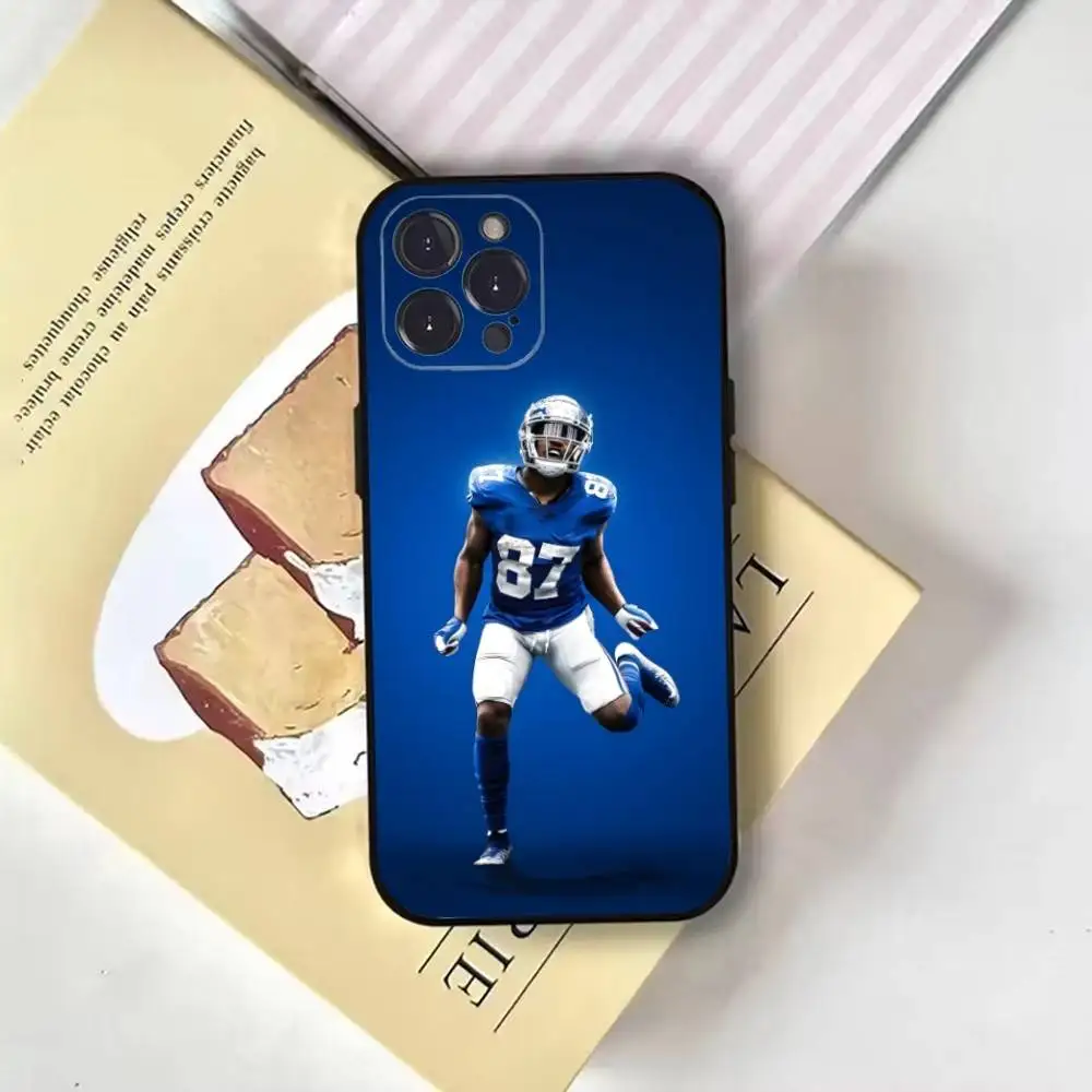 حافظة هاتف Pro Football A-Ashton Jeanty لهاتف iPhone16,15,14,13,12,11 Plus، Pro Max، XS، X، XR، SE، Mini، 8، 7، غطاء أسود ناعم