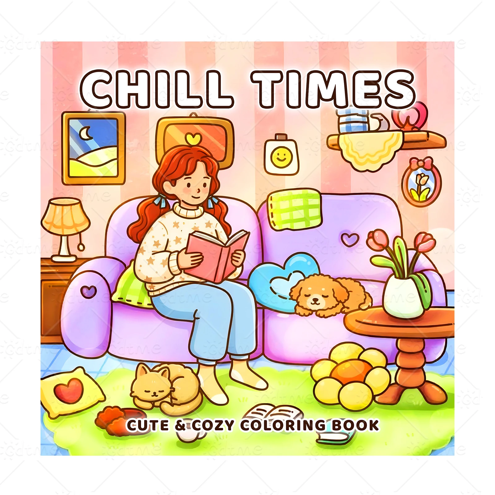 CHILL TIMES Stoer-gemakkelijke patronen Kleurboek voor volwassenen Leuk tekenboek Perfect cadeau voor feest en verjaardag - afbeelding 2