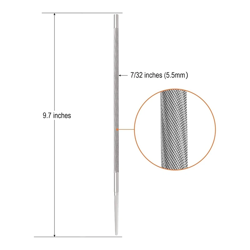 

X59A_7/32inch Chainsaw File 6pcs, Round Chain Sharpening File,