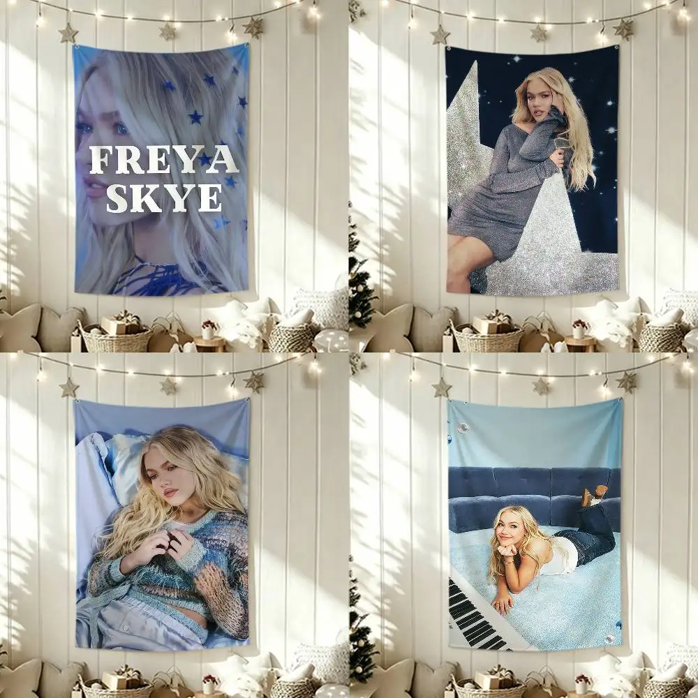 Ethereal F-Freya S-Skye Flags Wall Hanging Tapestry Outdoor Garage Room Decorative flag Background Blanket