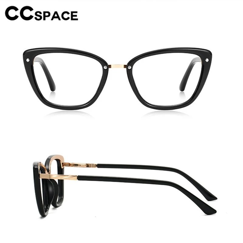 TR90 Spring Hinge Reading Glasses Comfortable Cat Eye Rivet Optical Presbyopic Eyeglasses +50+100+150+200+300+350 300970