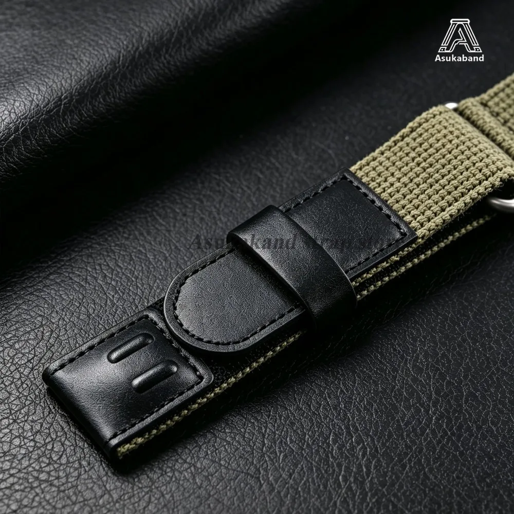 Leather Nylon Watch Strap 19mm 20mm 22mm Band for Timex Watchband Quick Release Military Style for Omega Wristband Men Bracelets view 5