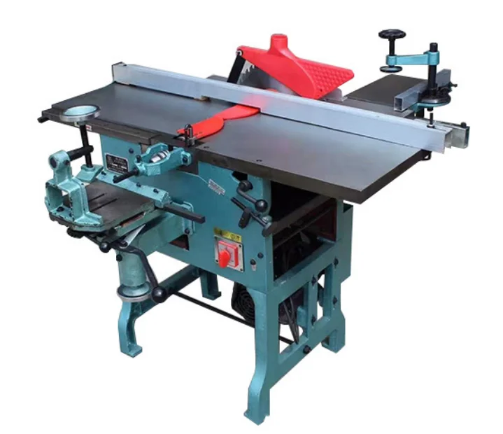 

Electric Combination Multi-Functional Woodworking Tools Straight Bench Thicknesser Stump Wood Table Surface Working Planer Motor