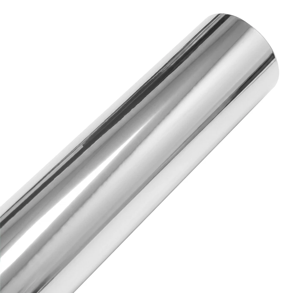 Chrombeschichtung Spiegelsilber Elektrobeschichtungsfolie Auto-Vinylfolie Galvanisierter Aufkleber PVC Autokarosserie Farbwechsel Dekorationsfolie – Detail 4