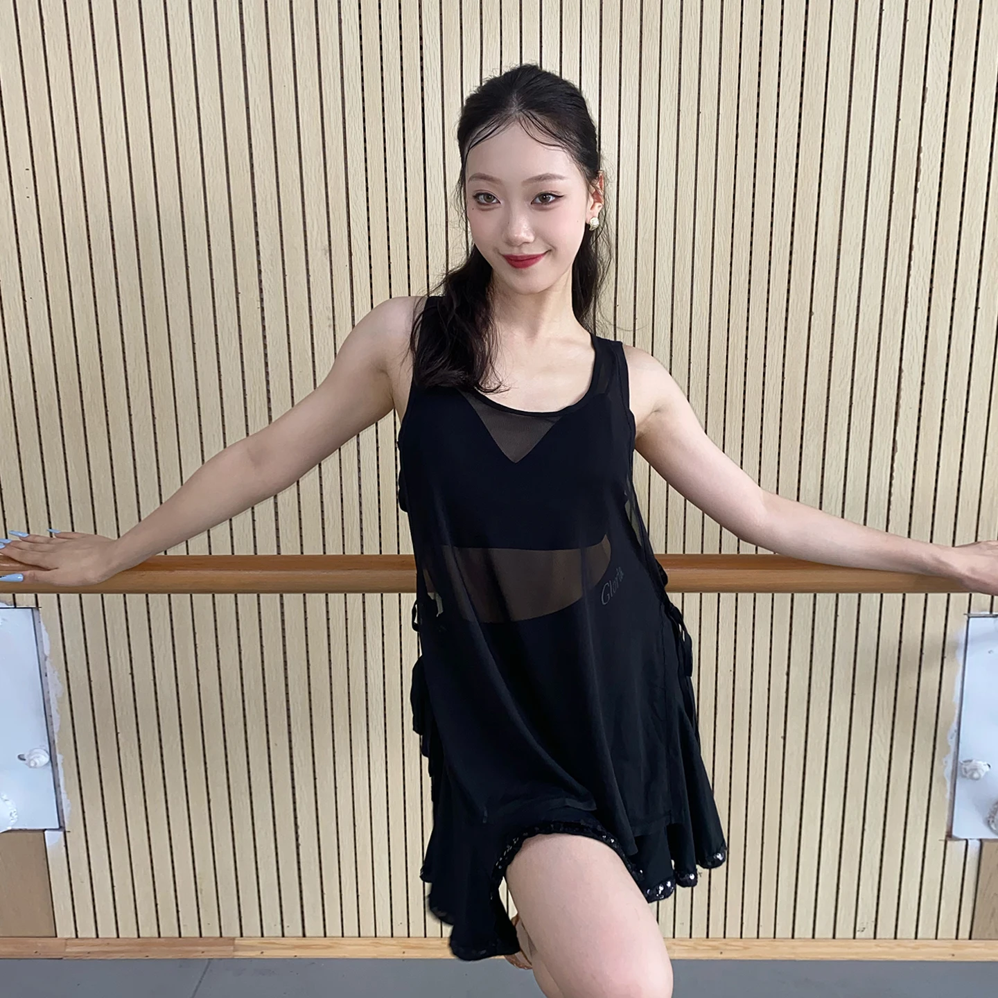 

Костюм для латинских танцев 2025, сексуальный сетчатый топ с открытой спиной, женские высококачественные топы с леопардовым принтом, тренировочная одежда для танго, самбы, чачи