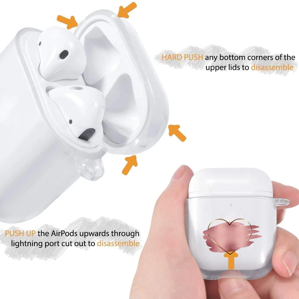 Earphone Case for Airpods 1/2 Cover Blootooth Earphones Wireless Headphones Protective for Airpods 2/1 Headset Cover