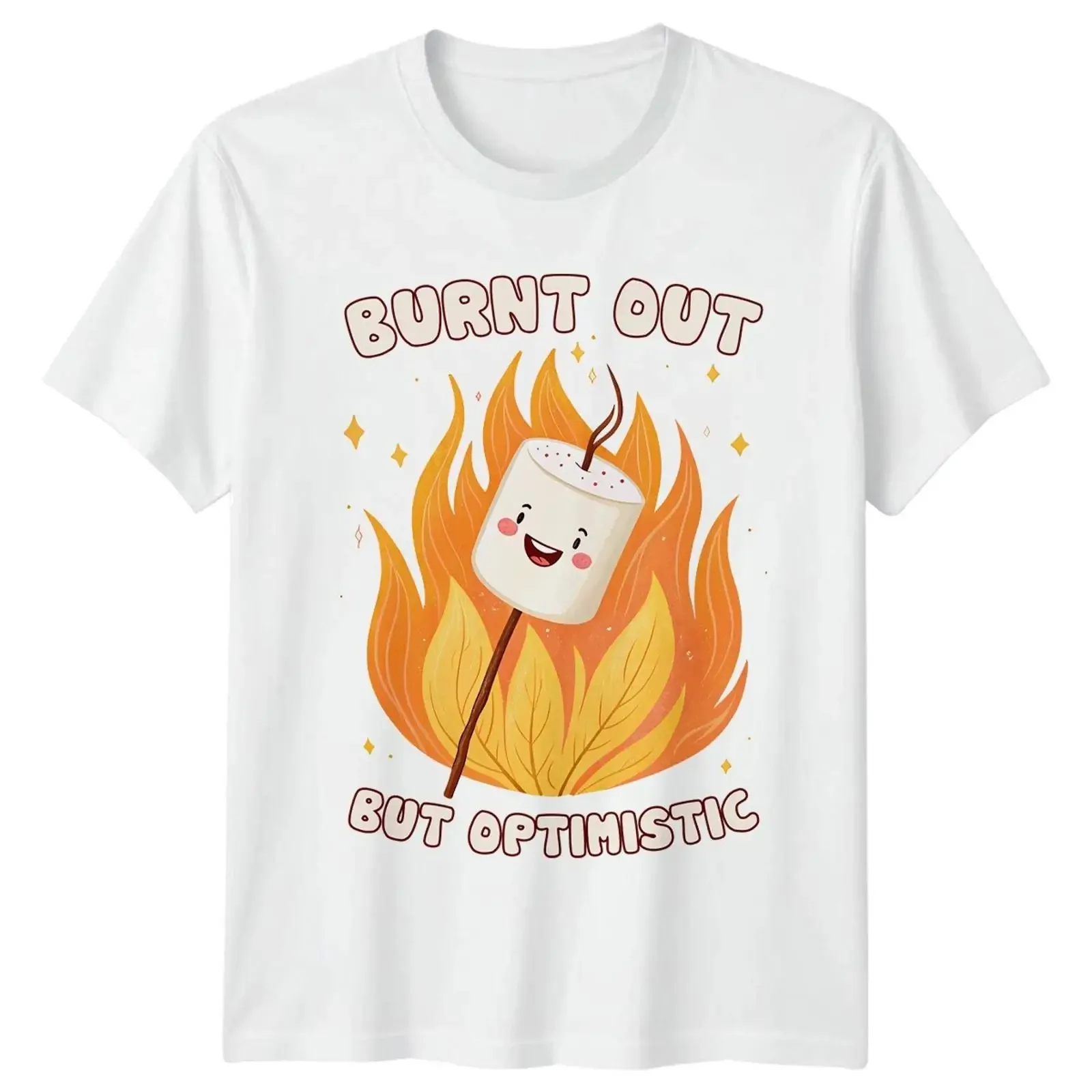 T-shirt vintage délavé avec citation optimiste et humoristique, idéal pour un style de vie décontracté, cadeau d'anniversaire, extensible pour un usage quotidien