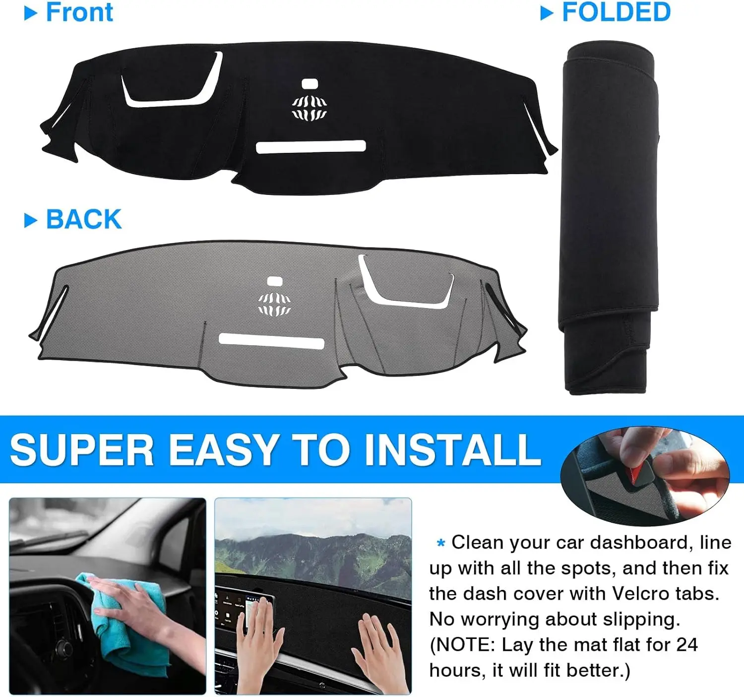 

Коврик-накладка на приборную панель для Acura MDX 2022 2023 2024: аксессуар, фланелевый чехол, защита от солнца и УФ-лучей