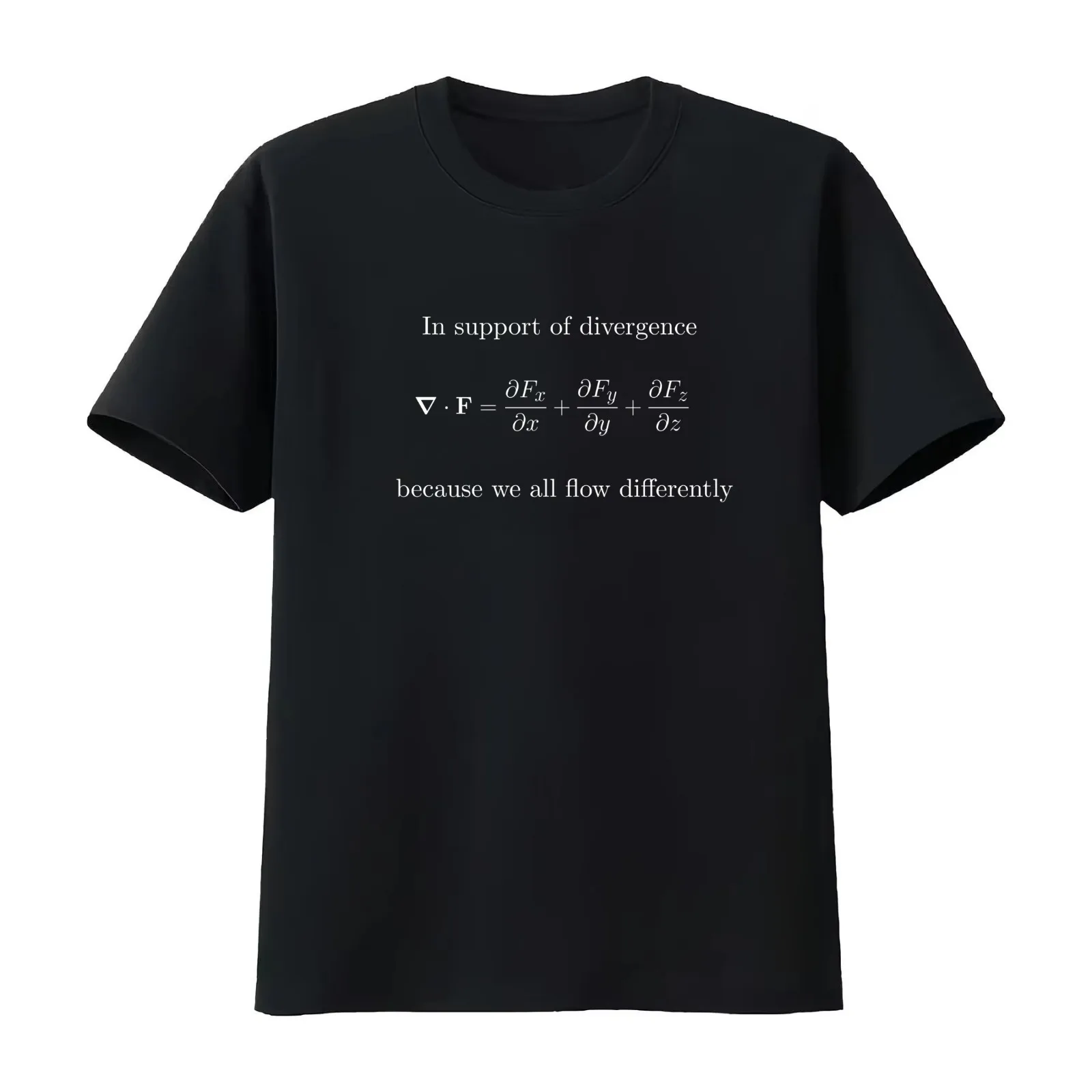 In support of Divergence Wht writing T-Shirt Summer Casual Cotton Tee Oversized Streetwear Tops Vintage Graphic Print