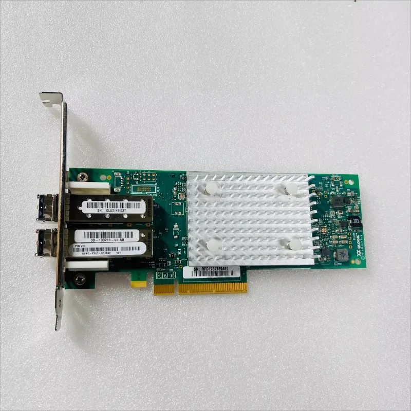 Piezas para Qlogic QLE2692-CSC UCSC-PCIE-QD16GF Tarjeta de canal de fibra HBA dual de 16 GB