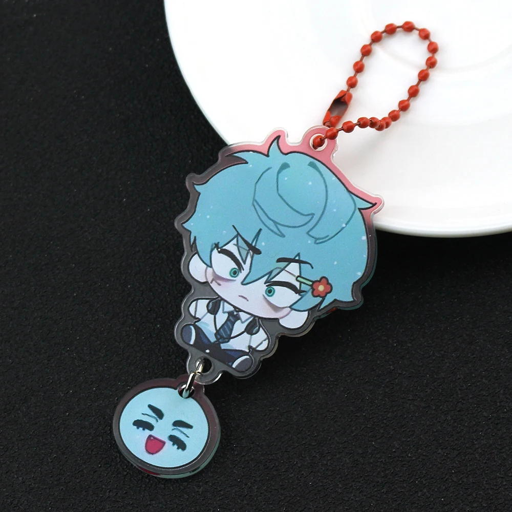 ALIEN STAGE IVAN & TILL Cartoon Keychain Acrylic Chain for Woman Men Fashion Anime Figure Acrylic Keyring Pendant Gift