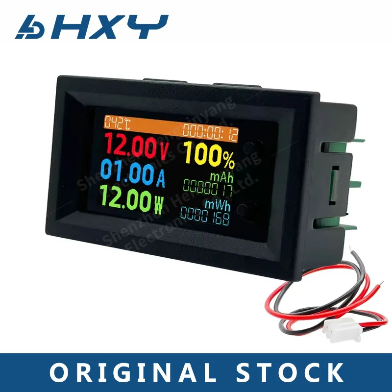 

DC 0-200V 20A цифровой вольтметр амперметр 8в1 многофункциональный тестер IPS LCD напряжение ток мощность энергия тестер