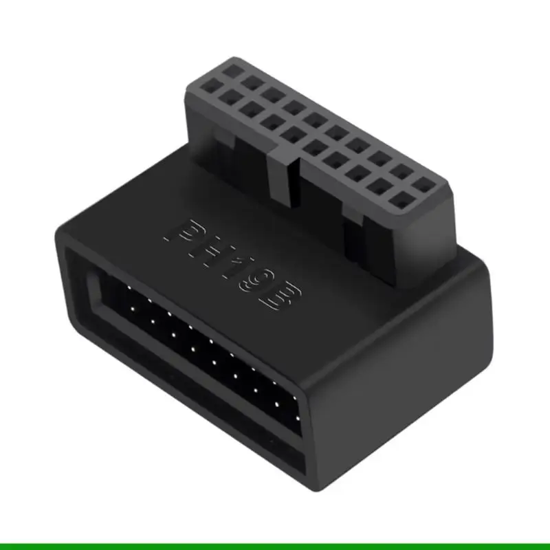 U55C USB3.0 19P 20P Adapter For Desktop Motherboard 90 Degree Turn Install