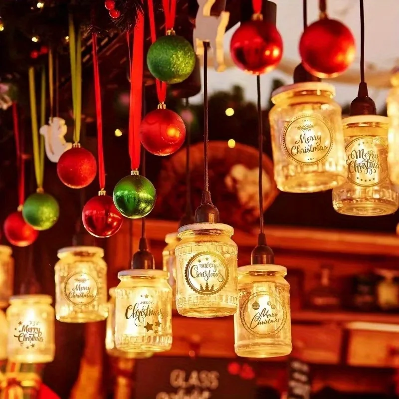 500 قطعة/لفة من ملصقات رقائق الذهب لعيد الميلاد - أختام ندفة الثلج لصندوق الهدايا