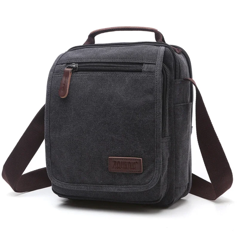 

New Canvas Messenger Bag Men Travel Bolsos De Hombro Shoulder Bags Men's Crossbody Bag Business Bolsa Masculina Bandolera Hombre