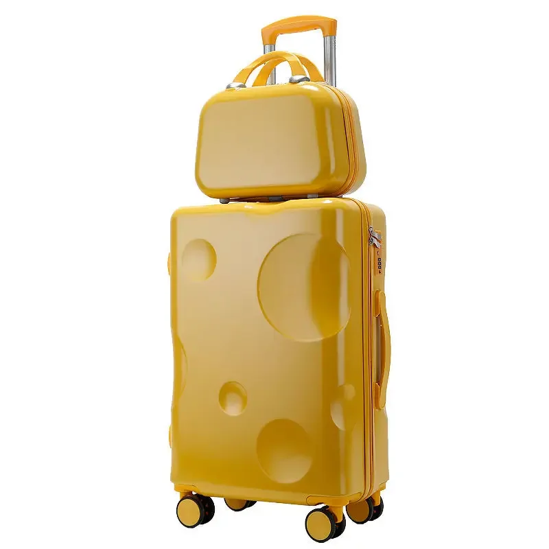 Estojo de bagagem de viagem de 20/22/24/26/28 polegadas, mala de viagem feminina com rodas, bolsa pequena de 20 polegadas, conjunto de bagagem de