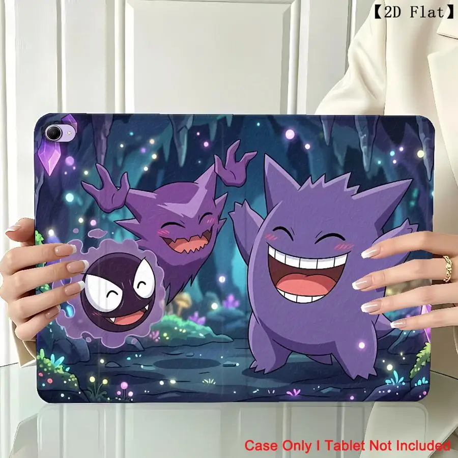 With Pencil Holder Case for Xiaomi Pad 6s Pro 7 Ultra Pad 5 6 7 8 Pro Redmi Pad SE K Pad 8.8 9.7 12.4 Inch Gengar Hot Pokemons