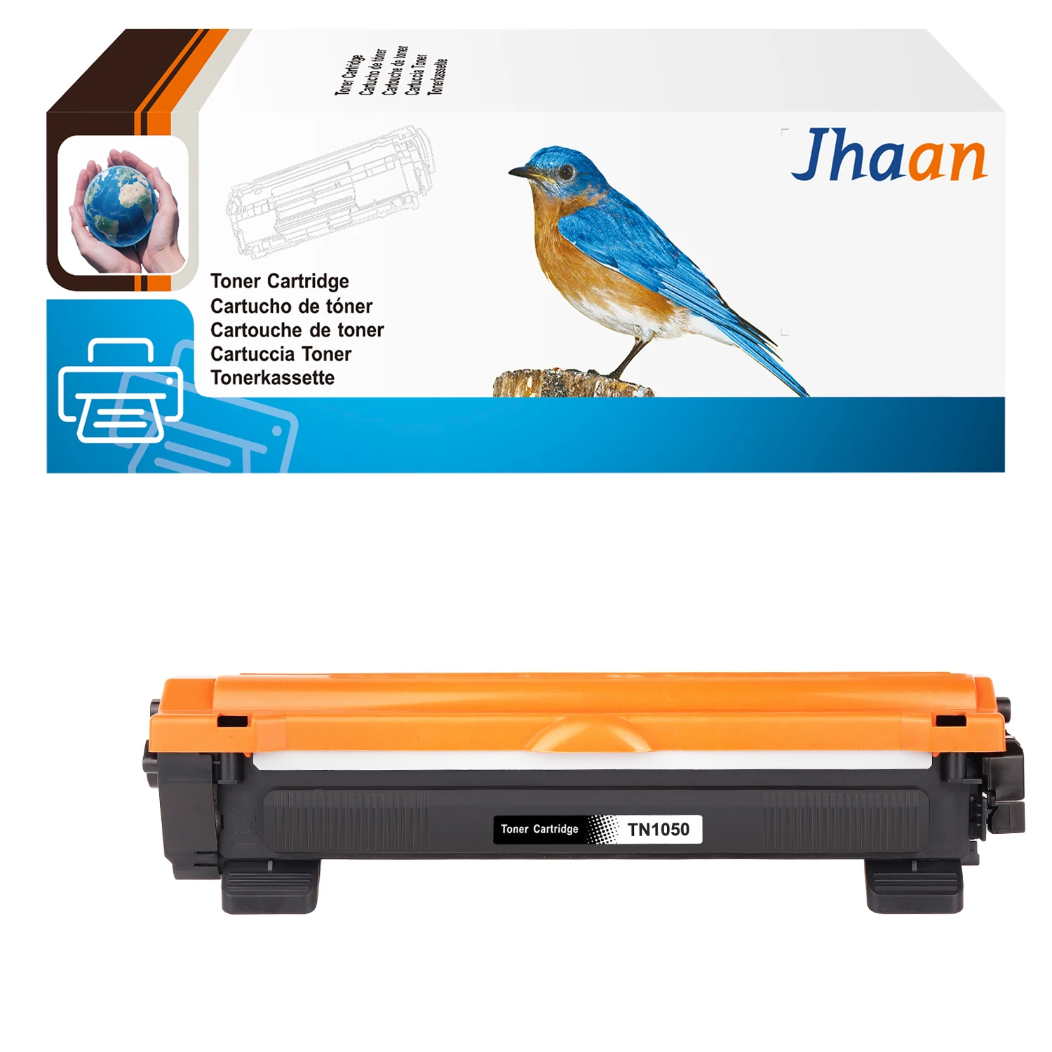 Jhaan TN1050 Toner kompatibel mit Brother TN1050 TN-1050 für Brother DCP-1510 1510E 1512 1512A 1512E 1601 1610 W 1612 1612 W 1616 – Detail 1