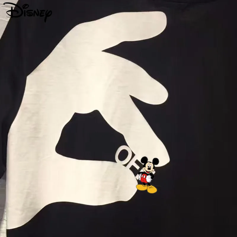 Disney Brand Clothing New Arrival Top Fashion Pullovers Casual Cotton Cartoon Mickey Mouse Print Short Spring And Autumn Hoodies