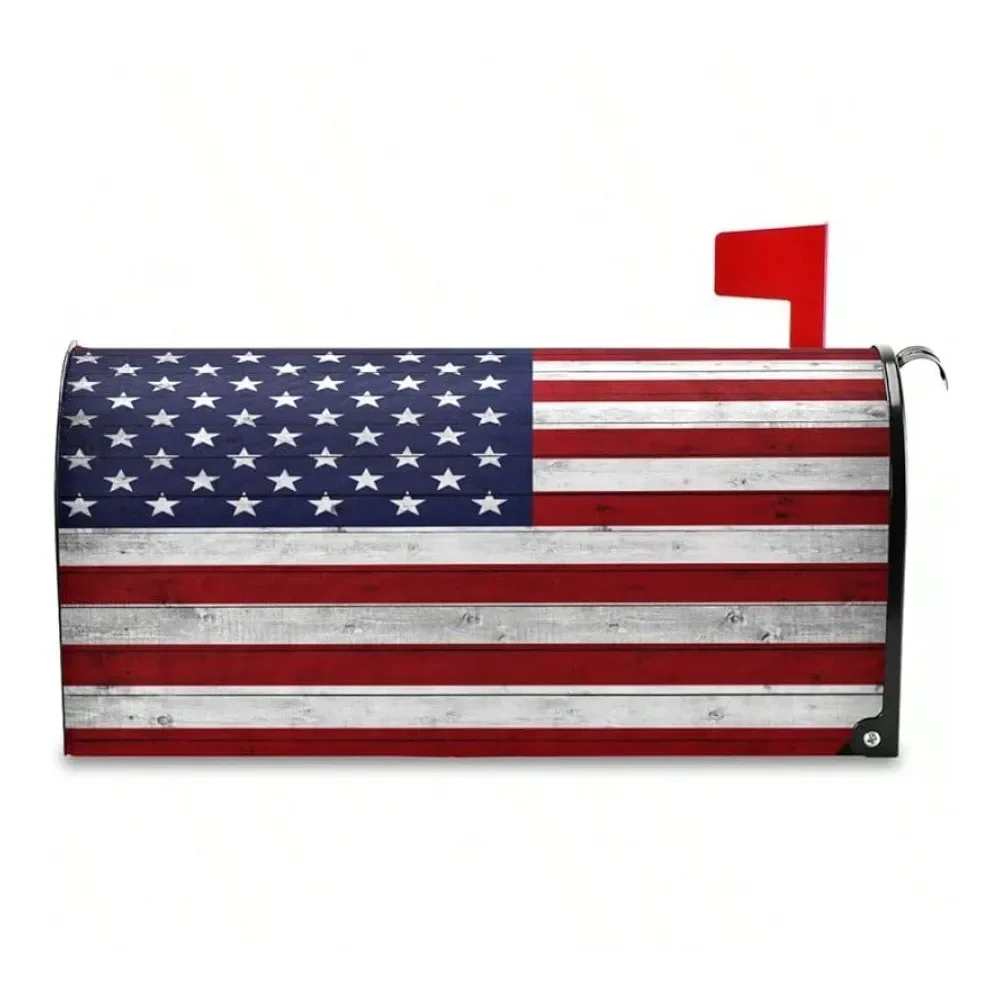 

Деревянная магнитная накладка на почтовый ящик, декоративная крышка для почтового ящика стандартного размера 18x21 дюймов, для сада и двора, 2025