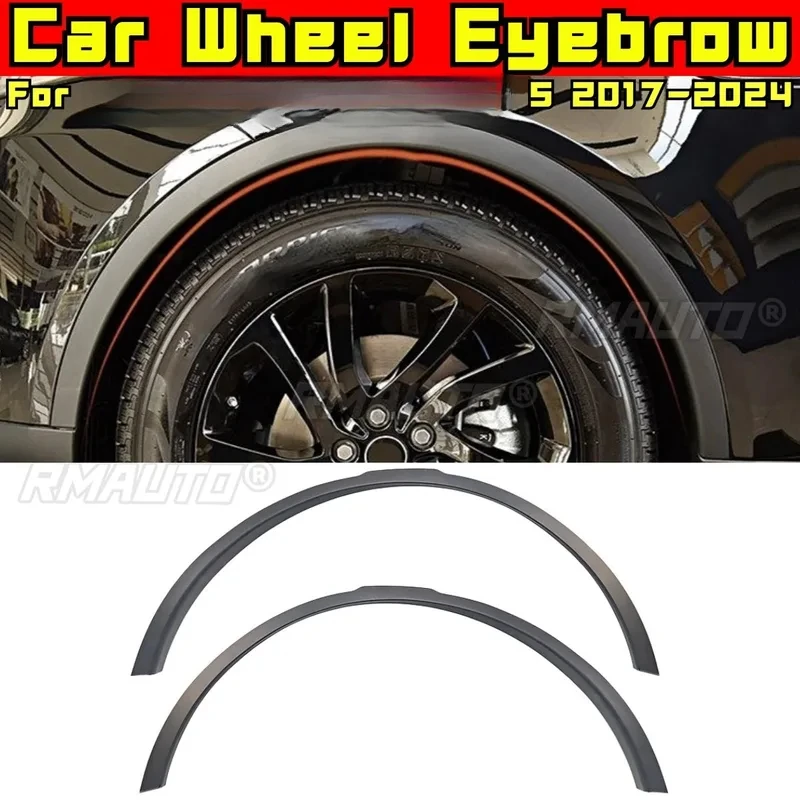 

For Discovery 5 2017-2024 Car Accessories Car Wheel Eyebrow Trim Molding Exterior Fender Mudguard Flap Splash Arches