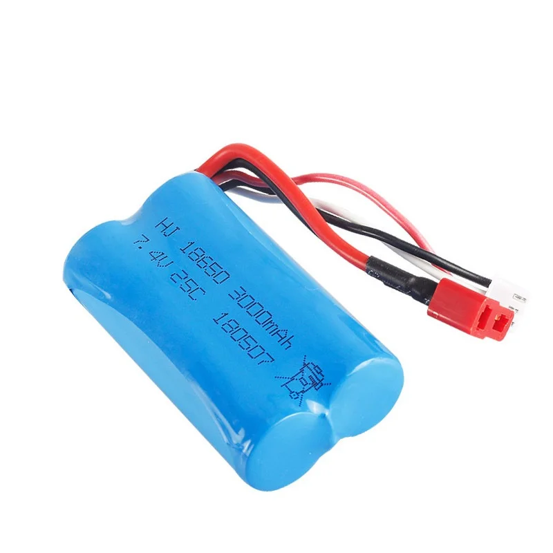 7,4 V 3000mAh 18650 Lipo аккумулятор для Wltoys 10428 /12428/12423 RC автомобильные запчасти 2s 7,4 v Аккумулятор для Wltoys 144001 A959-B Q46