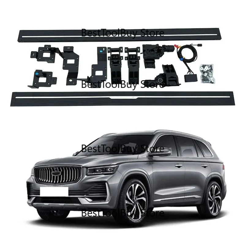 

Noble Customized Aluminum Car Accessories Power Running Boards for Geely Xngyue L Monjaro 2021+ SUV Exclusive Threshold