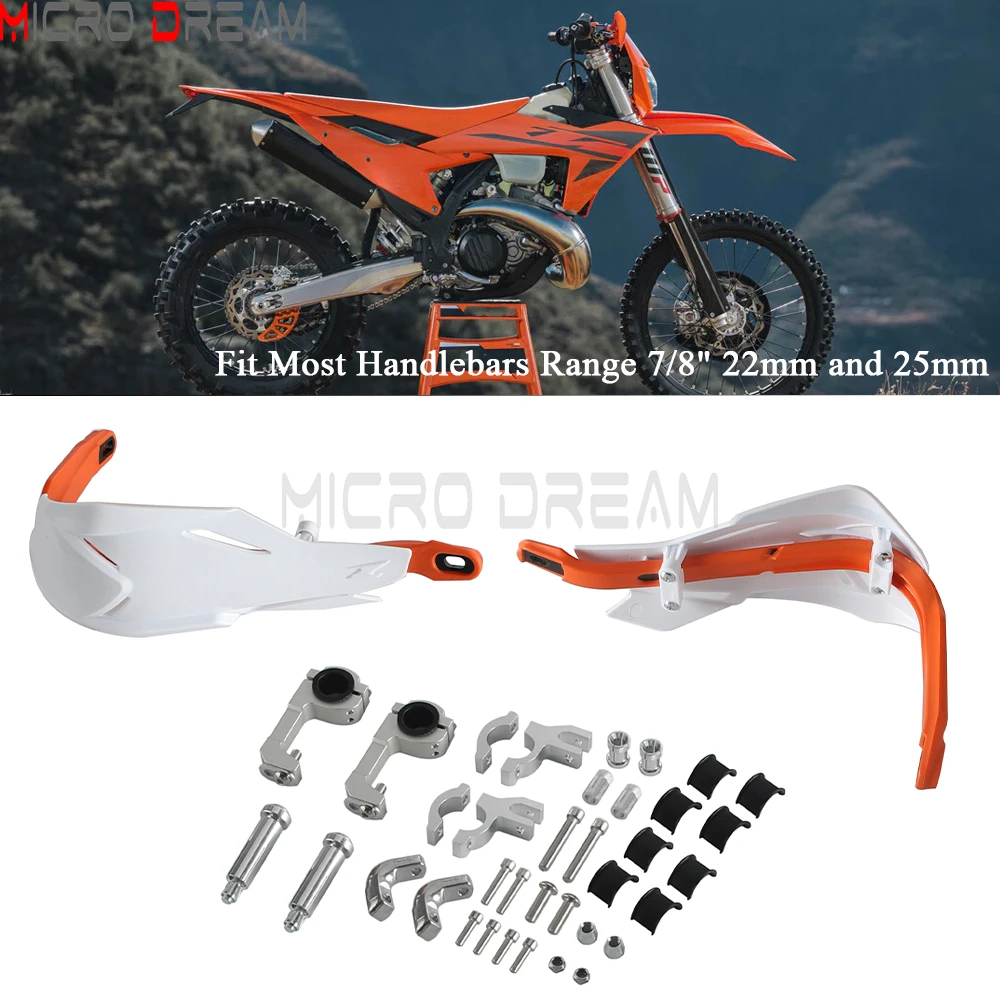 For SX SXF EXC XC XCW EXC-F 125-530 MX Motocross ATV Dirt Bike 22 25mm Hand Protection Hand Guard Motorcycle Handguard Protector