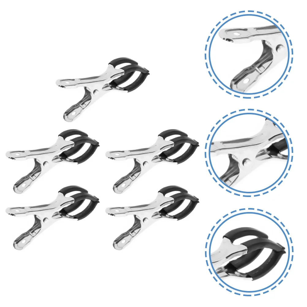 

5Pcs Portable Stainless Steel Saxophone Repair Clips Durable Wind Instrument Maintenance Tools Clarinet Flute Supplies
