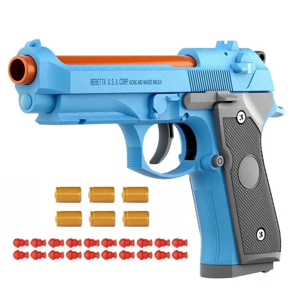 Cottura continua automatica SIG17 Shell Ejceting Pistola giocattolo EVA Proiettili morbidi Pistola softair per ragazzi Sport all'aria aperta Tiro regalo