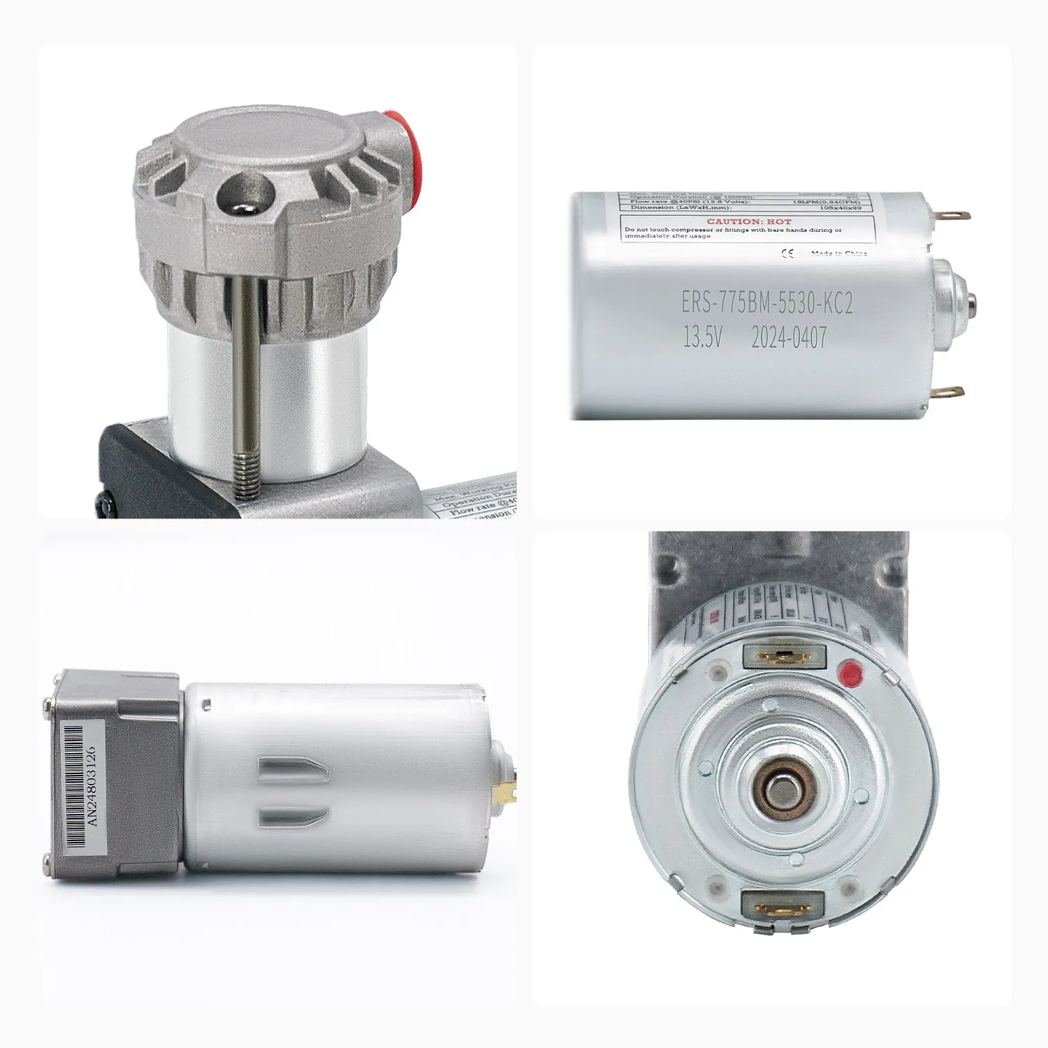 072C Mini Air Compressor Silent Air Pump Motorcycle Lightweight Airbag Seat Suspension Bubble Water Machine