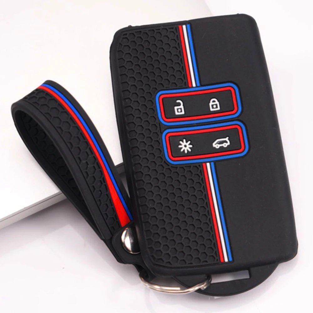 Soft Key Holder Keychain For Renault Clio Megane Scenic Kangoo Captur Duster Logan Sandero Symbol Koleos Fluence Exact Fit