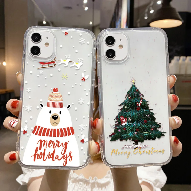 Case For Xiaomi Redmi Note 12 11 10 Pro Redmi 13C 10C 12C 10A Christmas Cover Mi 13T 13 12 10 Pro 11 Lite Poco F5 X5 X4 M4 Pro