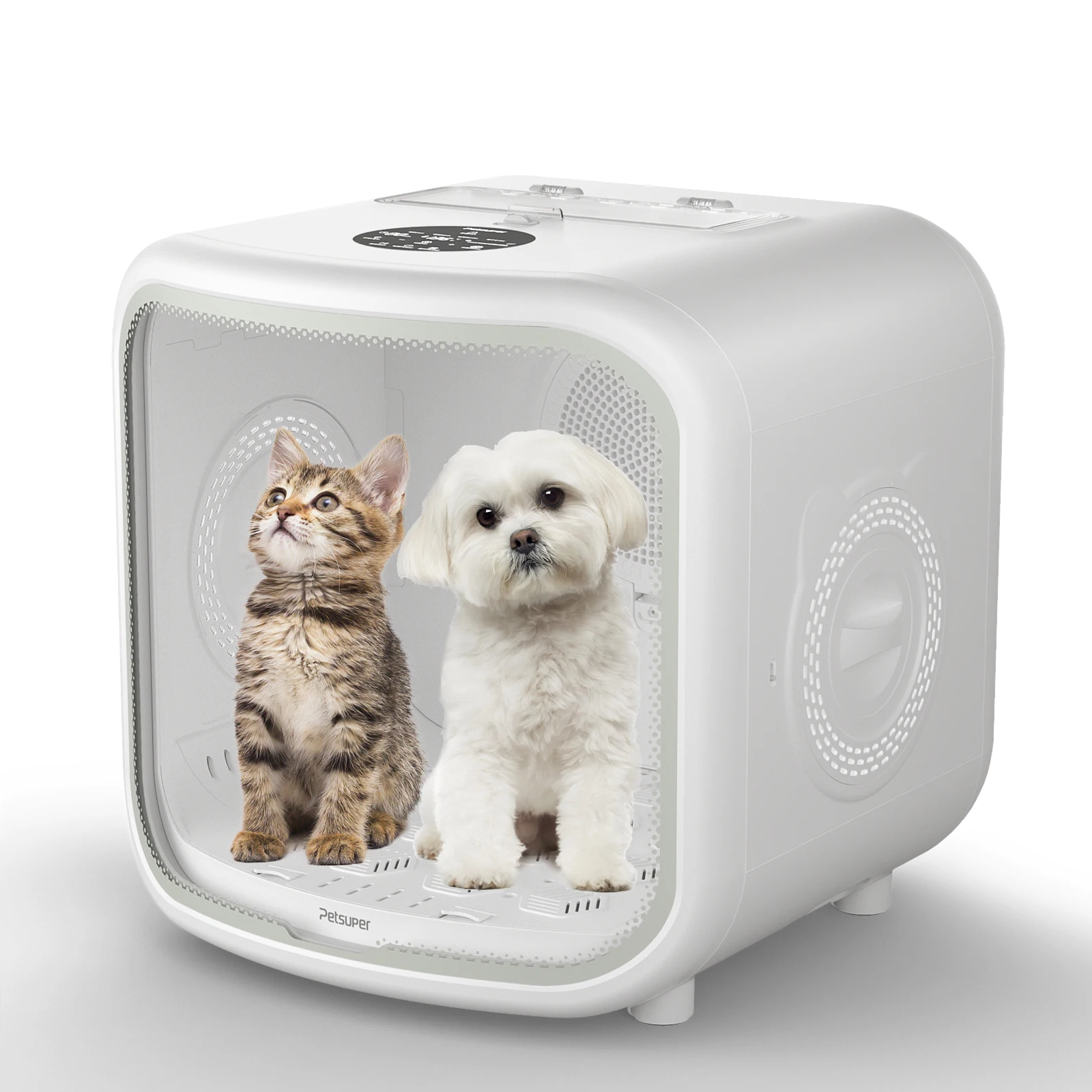

Intelligent High Power Automatic Pet Blower Machine Eco-Friendly ABS Plastic Constant Temperature Dryer for Cat Dog Grooming