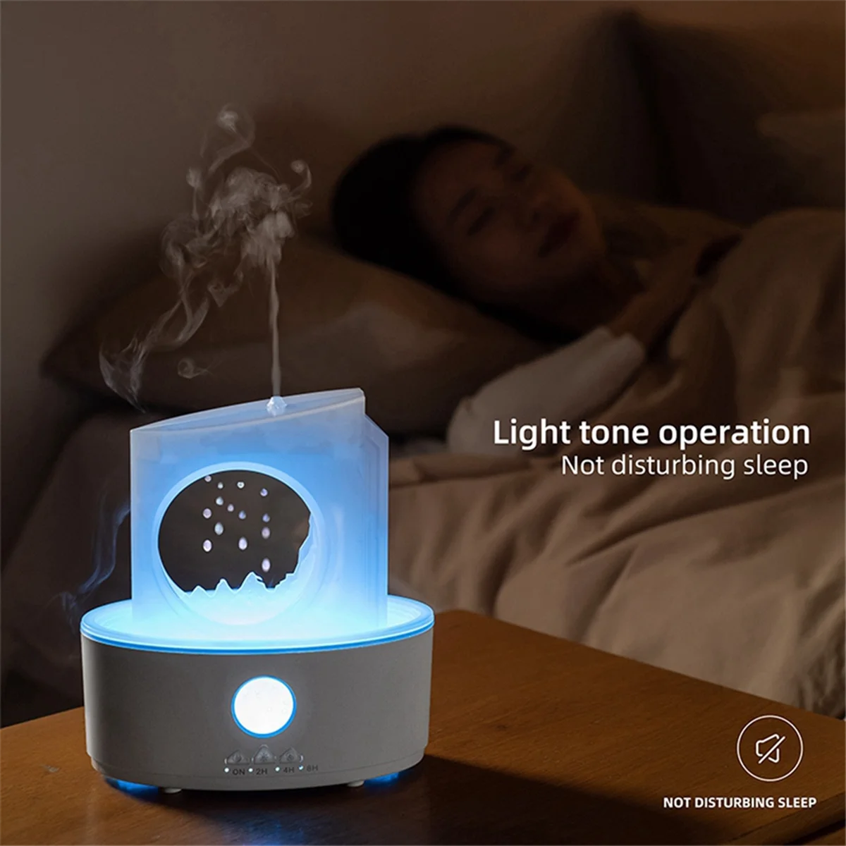 Rain Clouds Aroma Diffuser Raindrop Air Humidifier Humidificador de Aroma Night Light Desktop Ultrasonic Sprayer US Plug