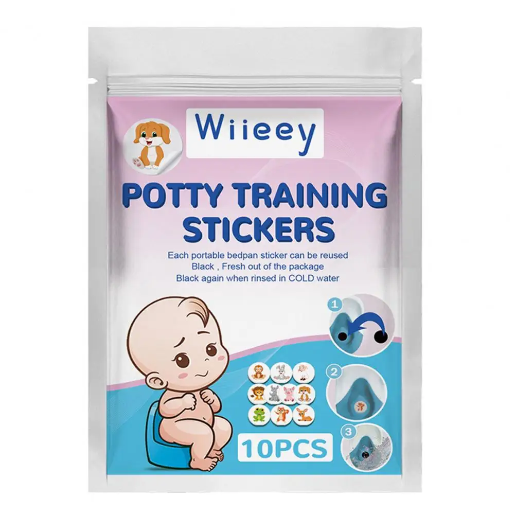 Excellent Potty Training Sticker Clear Printing Strong Stickiness Eco-friendly Incentives Sticker Positive Reinforcement